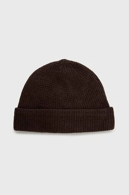 Abercrombie & Fitch czapka kolor brązowy