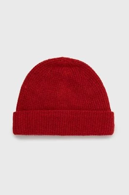 Abercrombie & Fitch czapka kolor czerwony