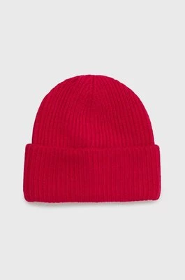 Abercrombie & Fitch czapka kolor fioletowy