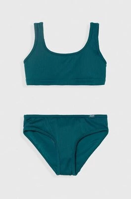 Abercrombie & Fitch dwuczęściowy strój kąpielowy dziecięcy kolor zielony