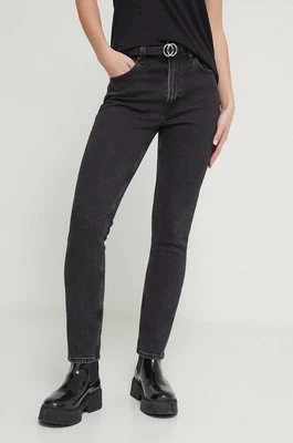 Abercrombie & Fitch jeansy damskie kolor czarny