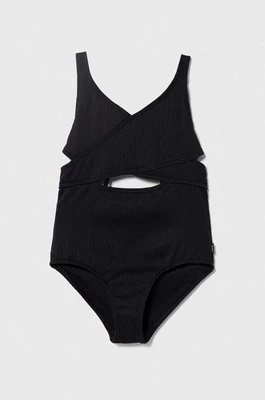 Abercrombie & Fitch jednoczęściowy strój kąpielowy dziecięcy kolor czarny