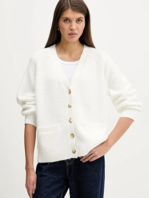 Abercrombie & Fitch kardigan damski kolor biały KI150-5462-178