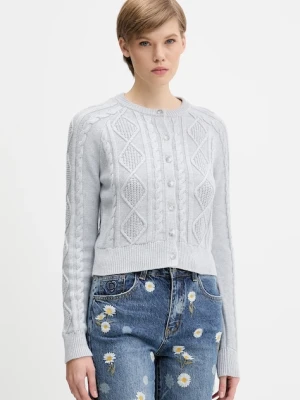Abercrombie & Fitch kardigan damski kolor szary KI150-5308-112