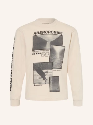 Abercrombie & Fitch Koszulka Z Długim Rękawem weiss biały