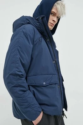 Abercrombie & Fitch kurtka męska kolor niebieski przejściowa
