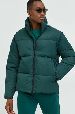 Abercrombie & Fitch kurtka męska kolor zielony zimowa