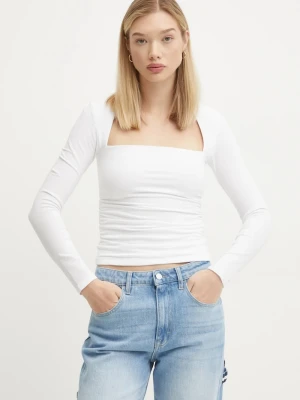 Abercrombie & Fitch longsleeve biały