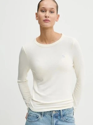 Abercrombie & Fitch longsleeve damski kolor beżowy KI139-4833