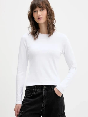 Abercrombie & Fitch longsleeve kolor biały KI139-5755-100