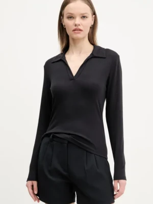 Abercrombie & Fitch longsleeve kolor czarny KI139-5208