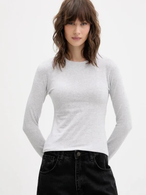 Abercrombie & Fitch longsleeve kolor szary KI139-5755-112