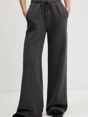 Abercrombie & Fitch spodnie dresowe damskie kolor szary gładkie KI147-5128-955