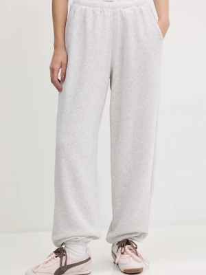 Abercrombie & Fitch spodnie dresowe damskie kolor szary melanżowe KI147-5140-130