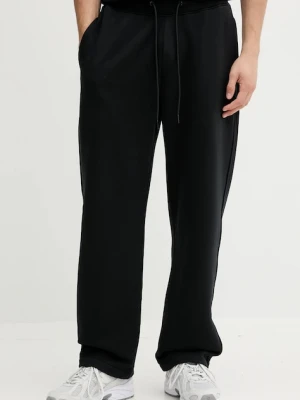 Abercrombie & Fitch spodnie dresowe kolor czarny gładkie KI134-4100