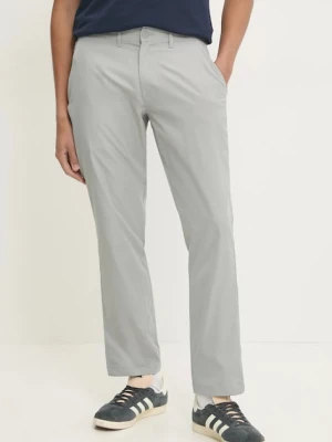 Abercrombie & Fitch spodnie męskie kolor szary proste KI130-4117