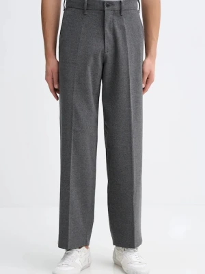 Abercrombie & Fitch spodnie męskie kolor szary proste KI130-5124-133