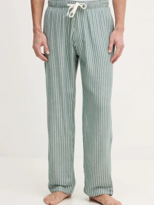 Abercrombie & Fitch spodnie piżamowe męska kolor zielony wzorzysta KI113-5006-304