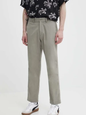 Abercrombie & Fitch spodnie z domieszką lnu