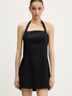 Abercrombie & Fitch sukienka kolor czarny mini dopasowana KI159-5487