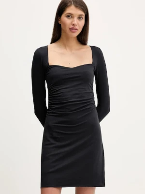 Abercrombie & Fitch sukienka kolor czarny mini dopasowana KI159-6288-900