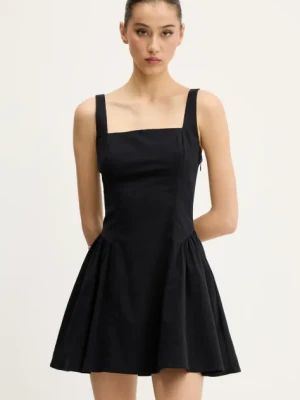 Abercrombie & Fitch sukienka kolor czarny mini rozkloszowana KI159-5485