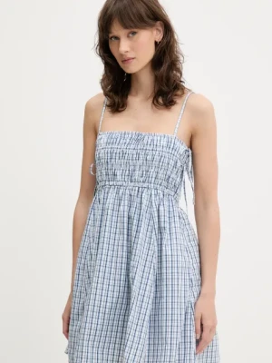 Abercrombie & Fitch sukienka kolor niebieski mini rozkloszowana KI159-5820