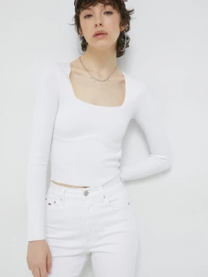 Abercrombie & Fitch sweter biały