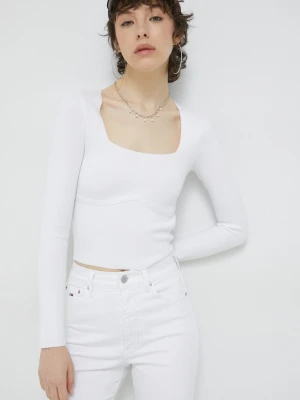 Abercrombie & Fitch sweter biały