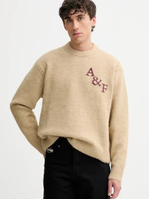 Abercrombie & Fitch sweter męski kolor beżowy KI120-5181-118