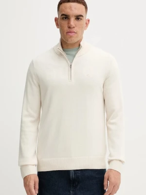 Abercrombie & Fitch sweter męski kolor beżowy z półgolfem KI120-5139-150