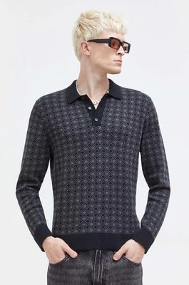 Abercrombie & Fitch sweter męski kolor szary lekki