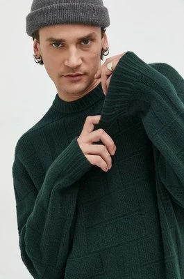 Abercrombie & Fitch sweter męski kolor zielony