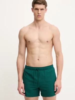 Abercrombie & Fitch szorty kąpielowe kolor zielony KI133-5040