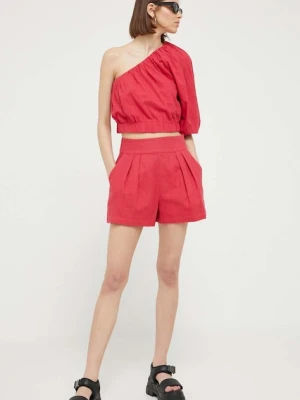 Abercrombie & Fitch szorty lniane