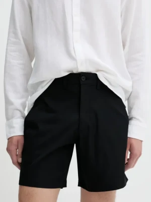 Abercrombie & Fitch szorty męskie kolor czarny KI128-5039