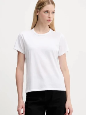 Abercrombie & Fitch t-shirt bawełniany damski kolor biały KI139-5231