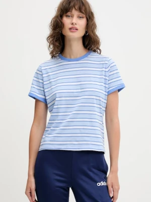Abercrombie & Fitch t-shirt bawełniany damski kolor niebieski KI139-5523