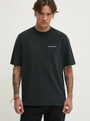 Abercrombie & Fitch t-shirt bawełniany męski kolor czarny z nadrukiem KI123-5017