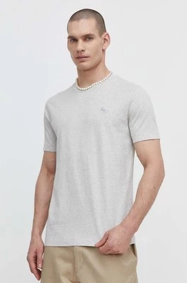 Abercrombie & Fitch t-shirt bawełniany męski kolor szary melanżowy