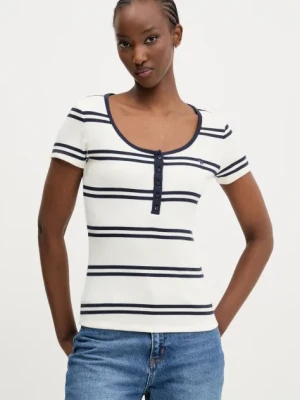 Zdjęcie produktu Abercrombie & Fitch t-shirt damski kolor biały KI139-5271