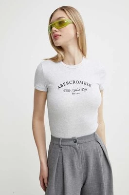 Abercrombie & Fitch t-shirt damski kolor szary