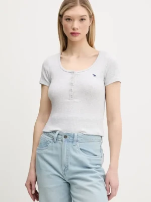 Zdjęcie produktu Abercrombie & Fitch t-shirt damski kolor szary KI139-5271