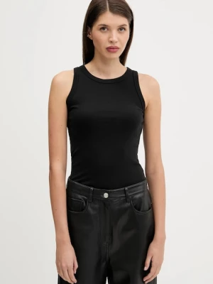 Abercrombie & Fitch top bawełniany kolor czarny KI139-5180
