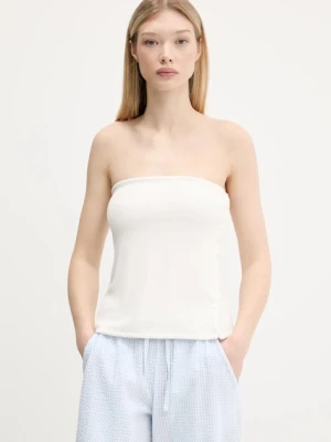 Abercrombie & Fitch top damski kolor beżowy KI139-5414