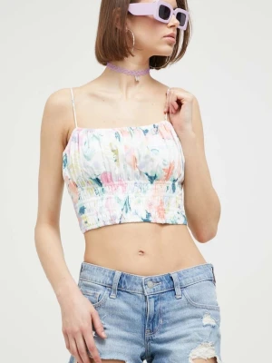 Abercrombie & Fitch top The Trevor Project biały
