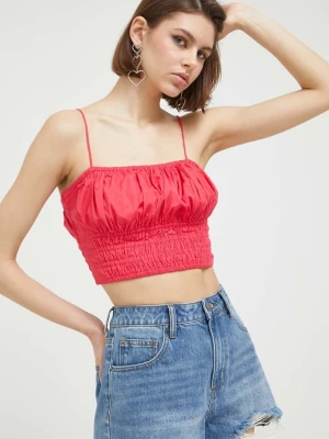 Abercrombie & Fitch top x The Trevor Project różowy