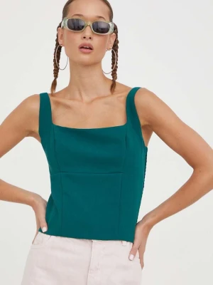 Abercrombie & Fitch top zielony