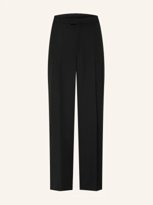 About:Blank Chinosy O Szerokim Kroju schwarz CZARNY