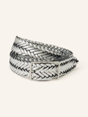 Abro Skórzany Pasek silber